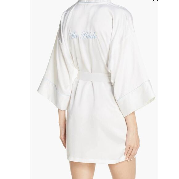 IN BLOOM BY JONQUIL ~ The Bride Satin Wrap Robe Size XXL - Picture 2 of 7